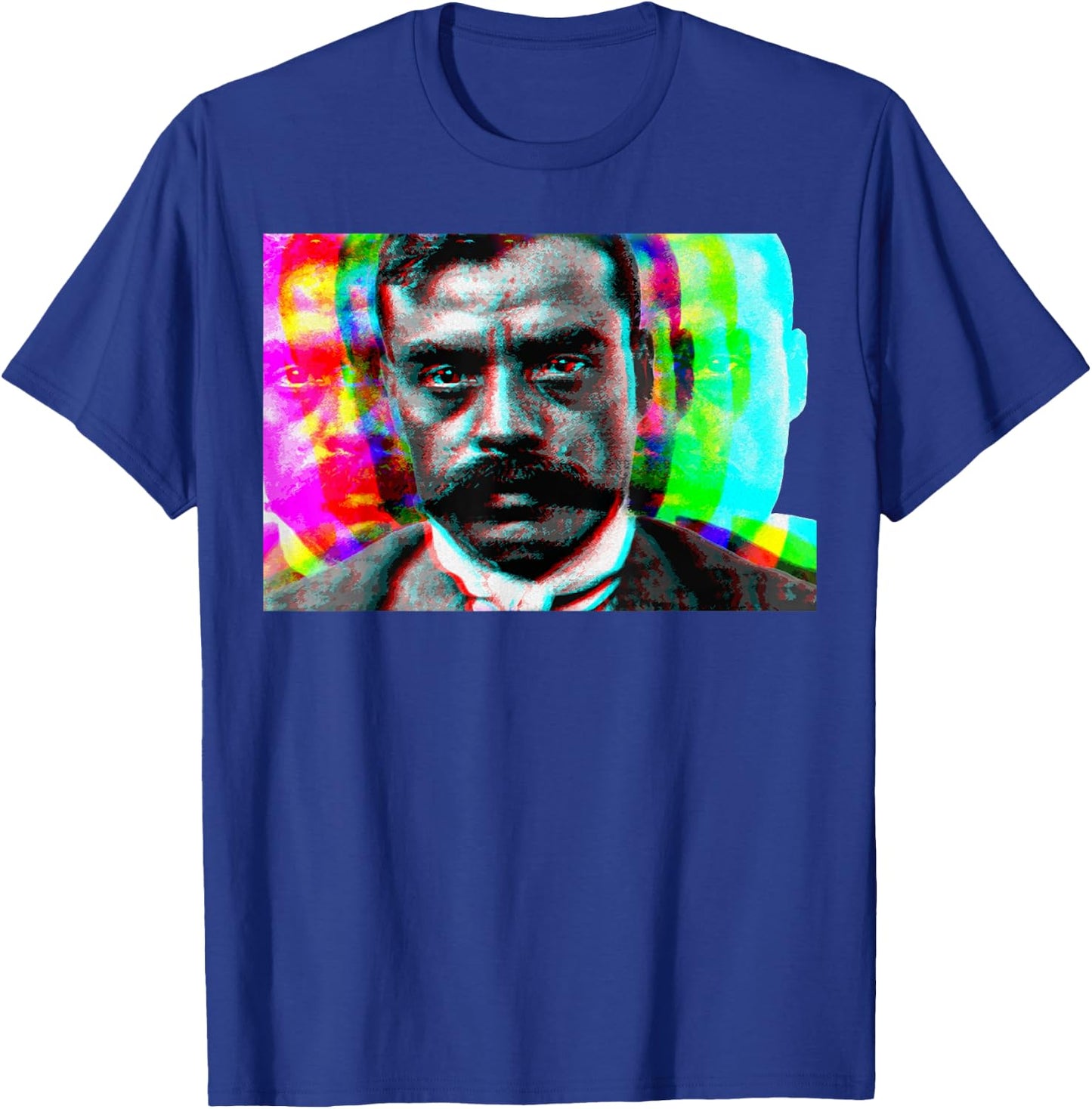 Emiliano Zapata Mexican Flag La Revolucion Mexicana 3D T-Shirt - T-Shirt | Royal