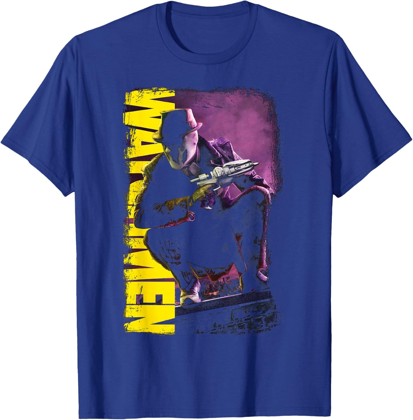 Watchmen Rorschach Perched T-Shirt - T-Shirt | Royal