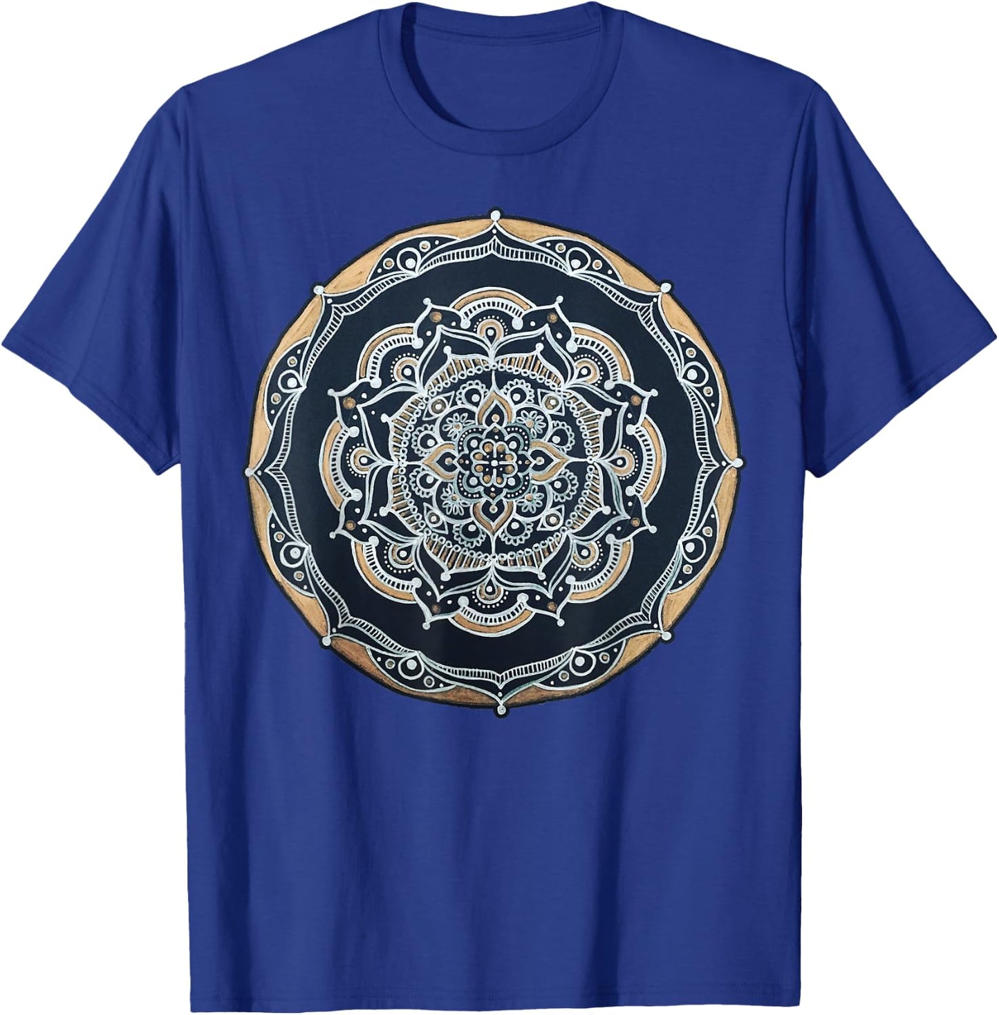 Sacred Fractal Geometry Art To Spread Good Vibe T-Shirt - T-Shirt | Royal