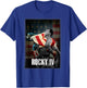 Rocky IV Grey & White American Flag Portrait Fade T-Shirt - T-Shirt | Royal