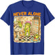 Never Alone Funny Frog Mom with 2 Kids Frogs Humor Mothers T-Shirt - T-Shirt | Royal