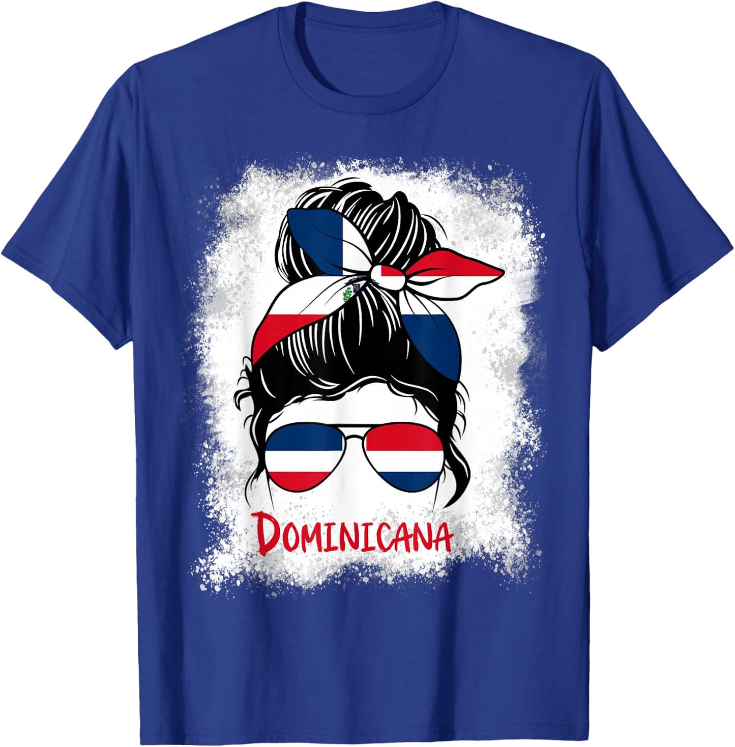 Dominicana Bleached Dominican Republic Girl Woman Small T-Shirt - T-Shirt | Royal