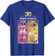 Power Rangers 30th Anniversary Pink & Yellow Retro Poster T-Shirt - T-Shirt | Royal