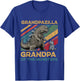 Grandpazilla Grandpa Of Monsters Halloween Christmas Family T-Shirt - T-Shirt | Royal