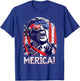 Trump 4th of July Merica Men Women USA American Flag Vintage T-Shirt - T-Shirt | Royal