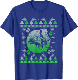 Ugly Christmas Sweater Welder Xmas Welding Gifts T-Shirt - T-Shirt | Royal