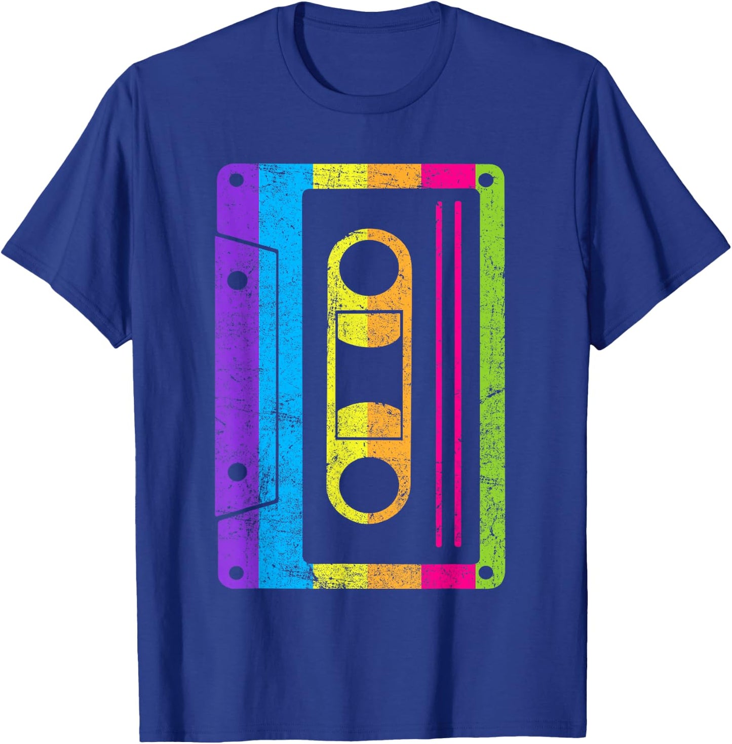 Cassette Tape Shirt For 80s 90s Lovers Vintage Retro Costume T-Shirt - T-Shirt | Royal