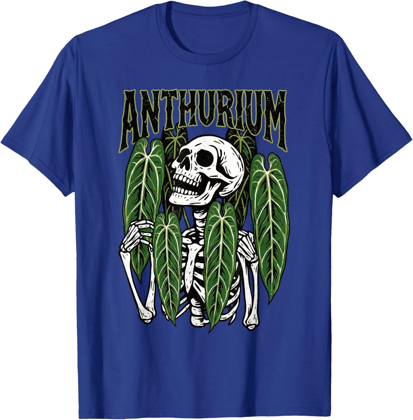 Anthurium Skeleton Gothic Plant Warocqueanum Houseplant Mom T-Shirt - T-Shirt | Royal