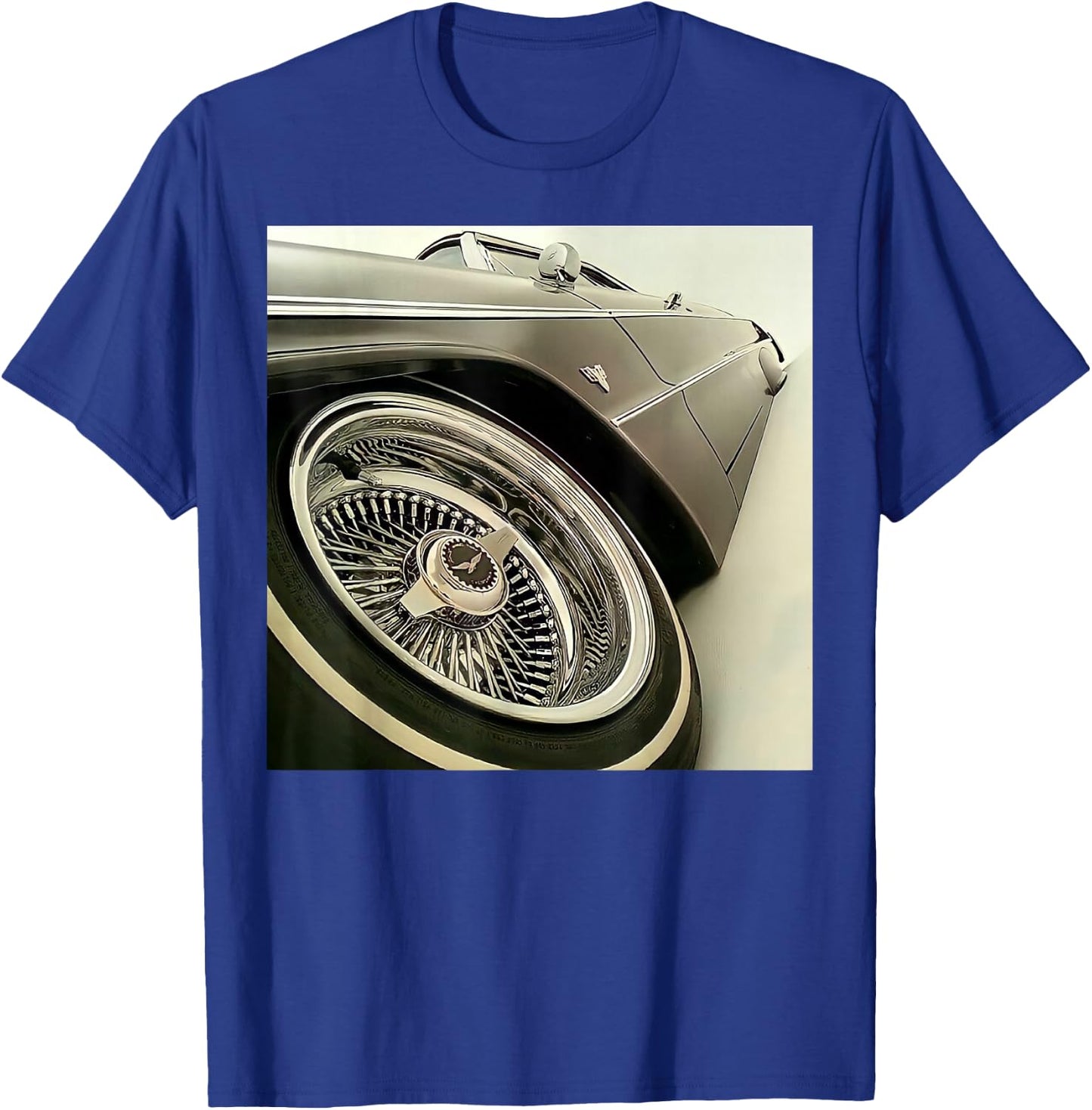 Lowrider Black and White T-Shirt - T-Shirt | Royal