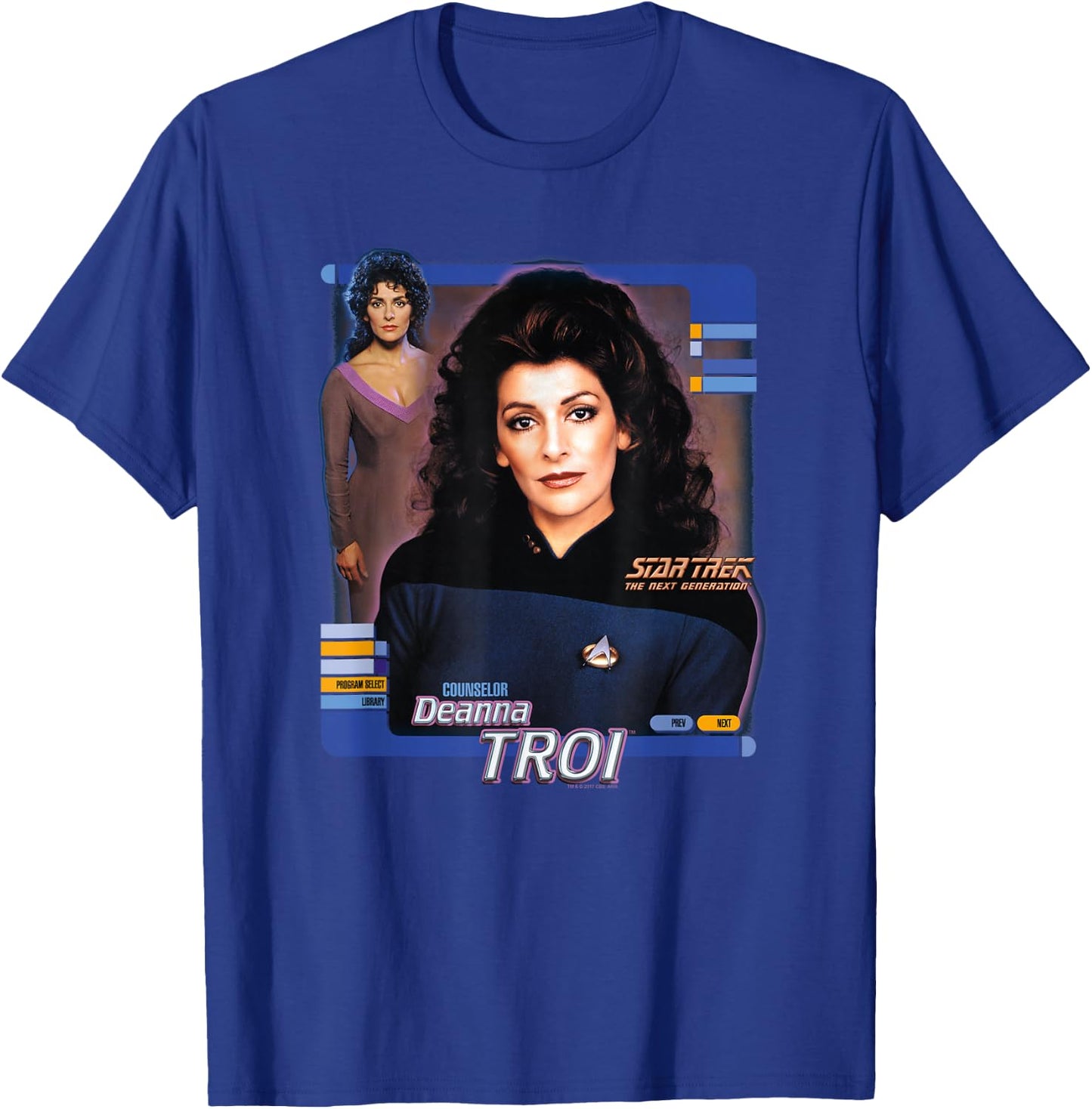 Star Trek Deanna Troi T-Shirt - T-Shirt | Royal