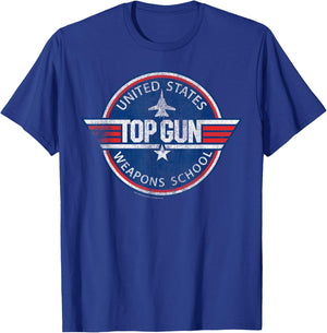 Ripple Junction x Top Gun Fighter Weapons School T-Shirt - T-Shirt | Royal
