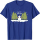Christmas let it snow snowman winnter xmas apparel T-Shirt - T-Shirt | Royal