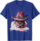 Astronaut Wearing Pink Cowboy Hat, Cowgirl in Space T-Shirt - T-Shirt | Royal