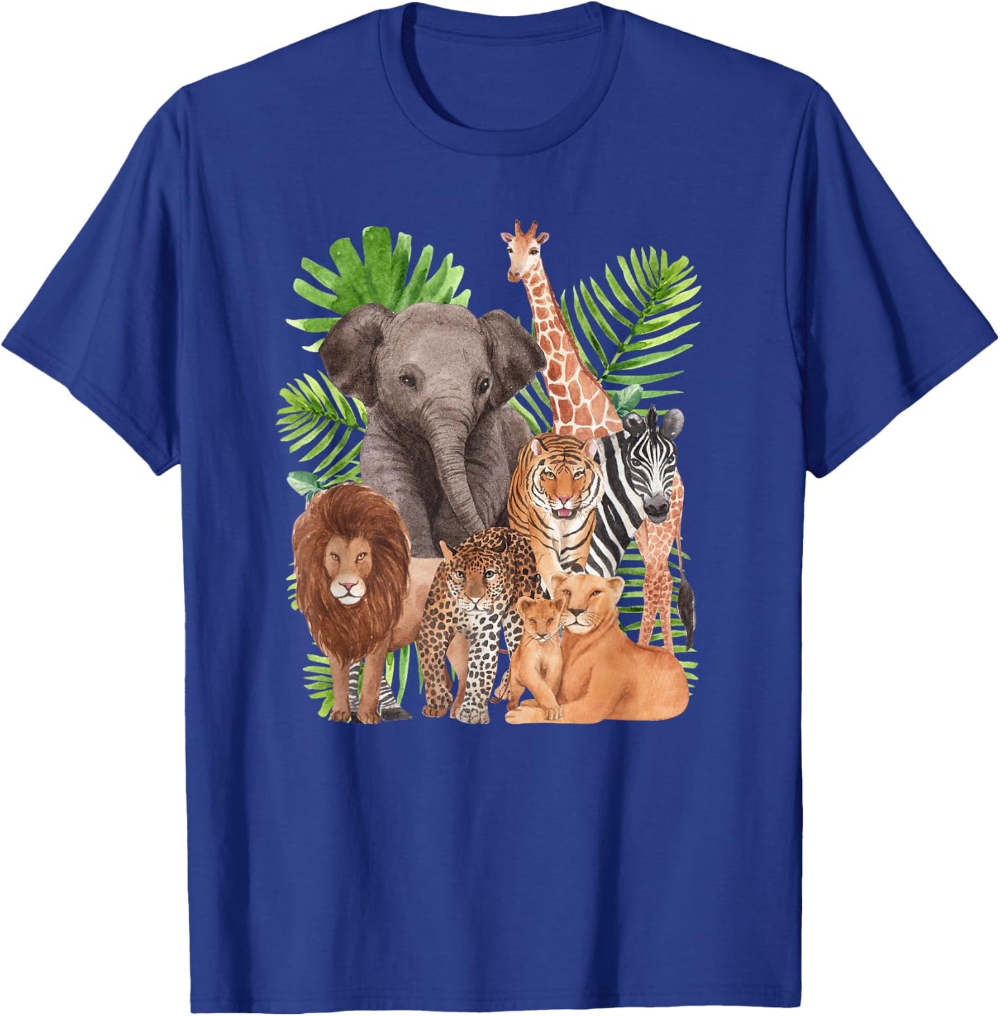 Zoo Animals Safari Jungle Animals Day At The Zoo T-Shirt - T-Shirt | Royal