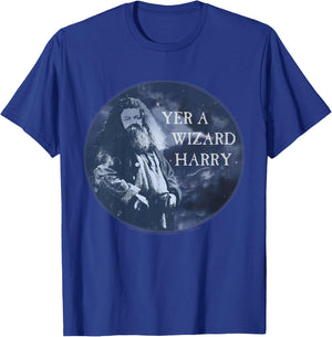 Kids Harry Potter Hagrid Yer A Wizard Harry Portrait T-Shirt - T-Shirt | Royal