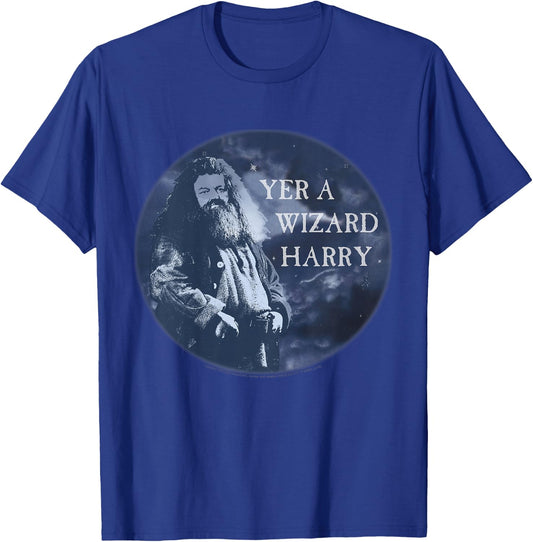 Kids Harry Potter Hagrid Yer A Wizard Harry Portrait T-Shirt - T-Shirt | Royal
