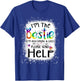 If lost or drunk please return to bestie funny help tie dye T-Shirt - T-Shirt | Royal