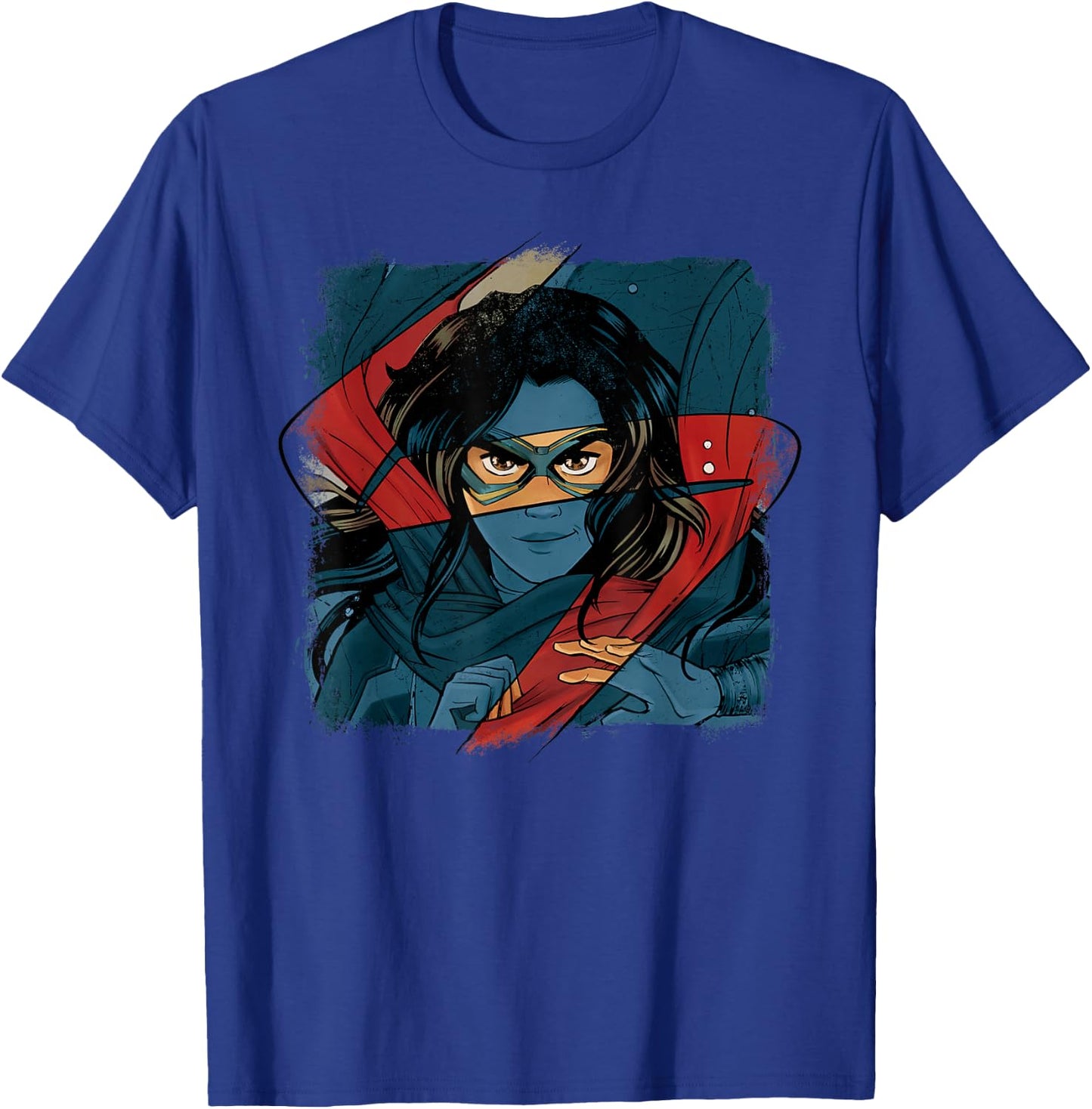 Marvel Studios Ms. Marvel Logo Action T-Shirt - T-Shirt | Royal