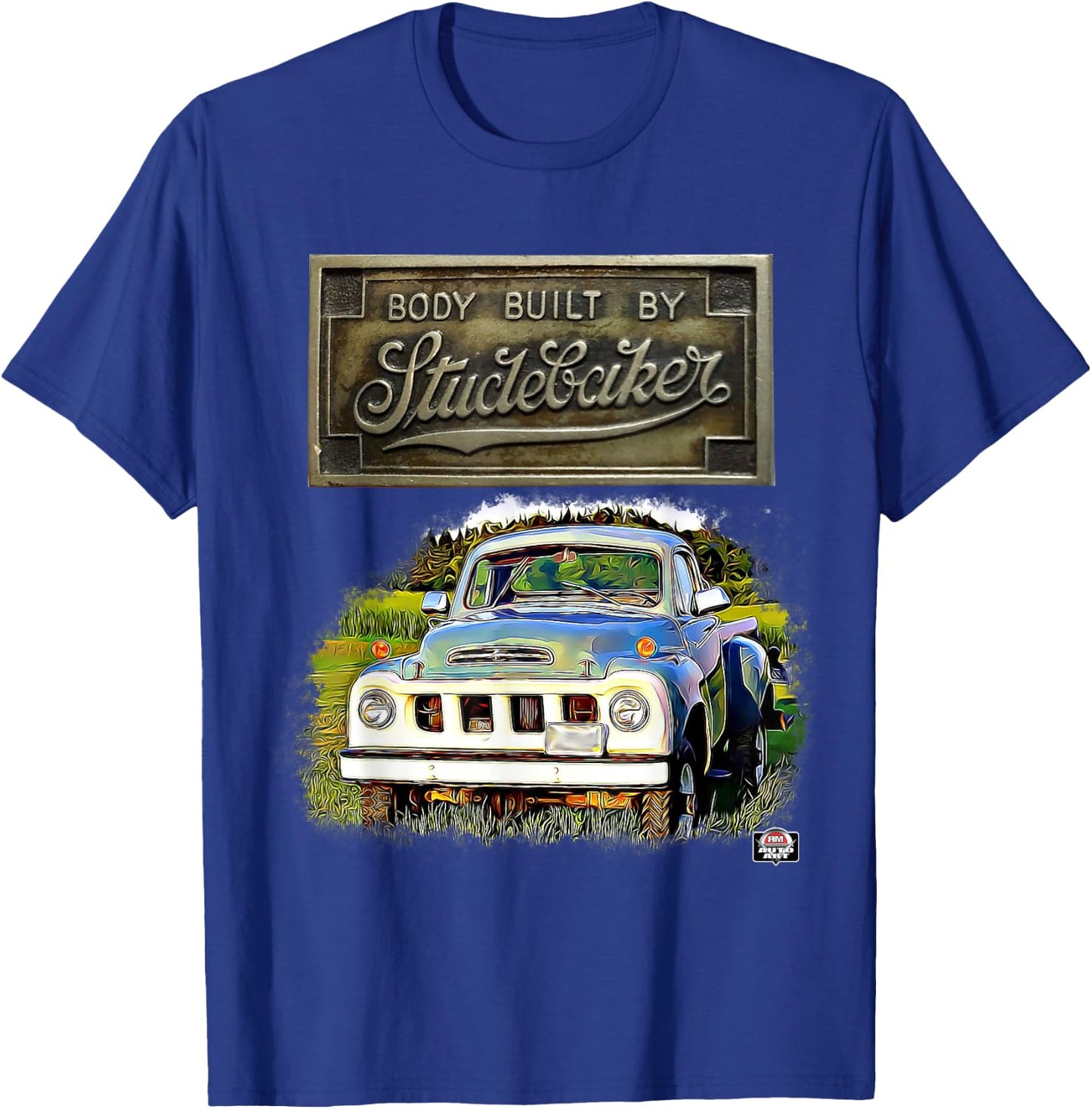 Body by Studebaker classic pickup truck T-Shirt - T-Shirt | Royal