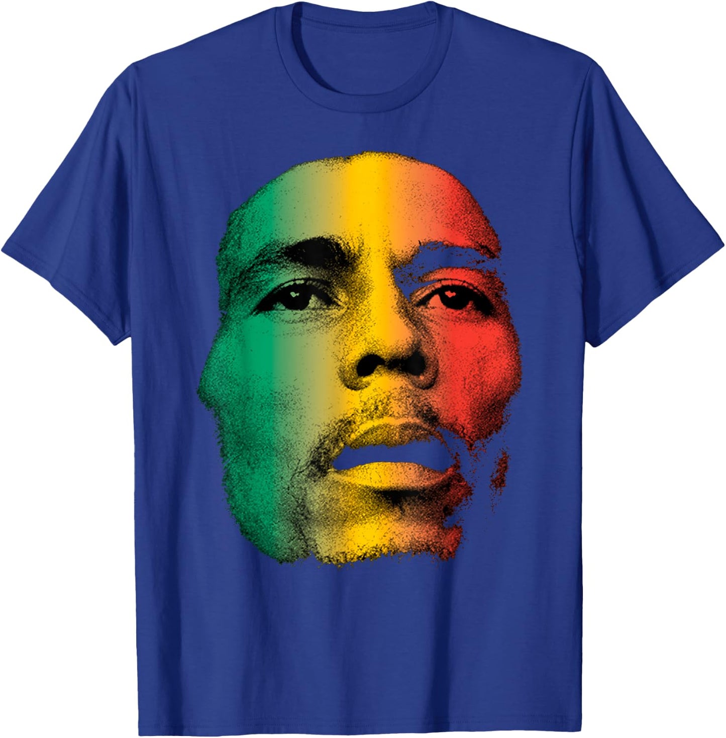 Bob Marley Face T-Shirt - T-Shirt | Royal