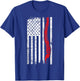 Chiropractor American Flag | Chiropractic Gift | Spinal Cord Women Men T-Shirt - T-Shirt | Royal