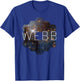 James Webb Telescope Space Observatory 2021 Universe T-Shirt - T-Shirt | Royal
