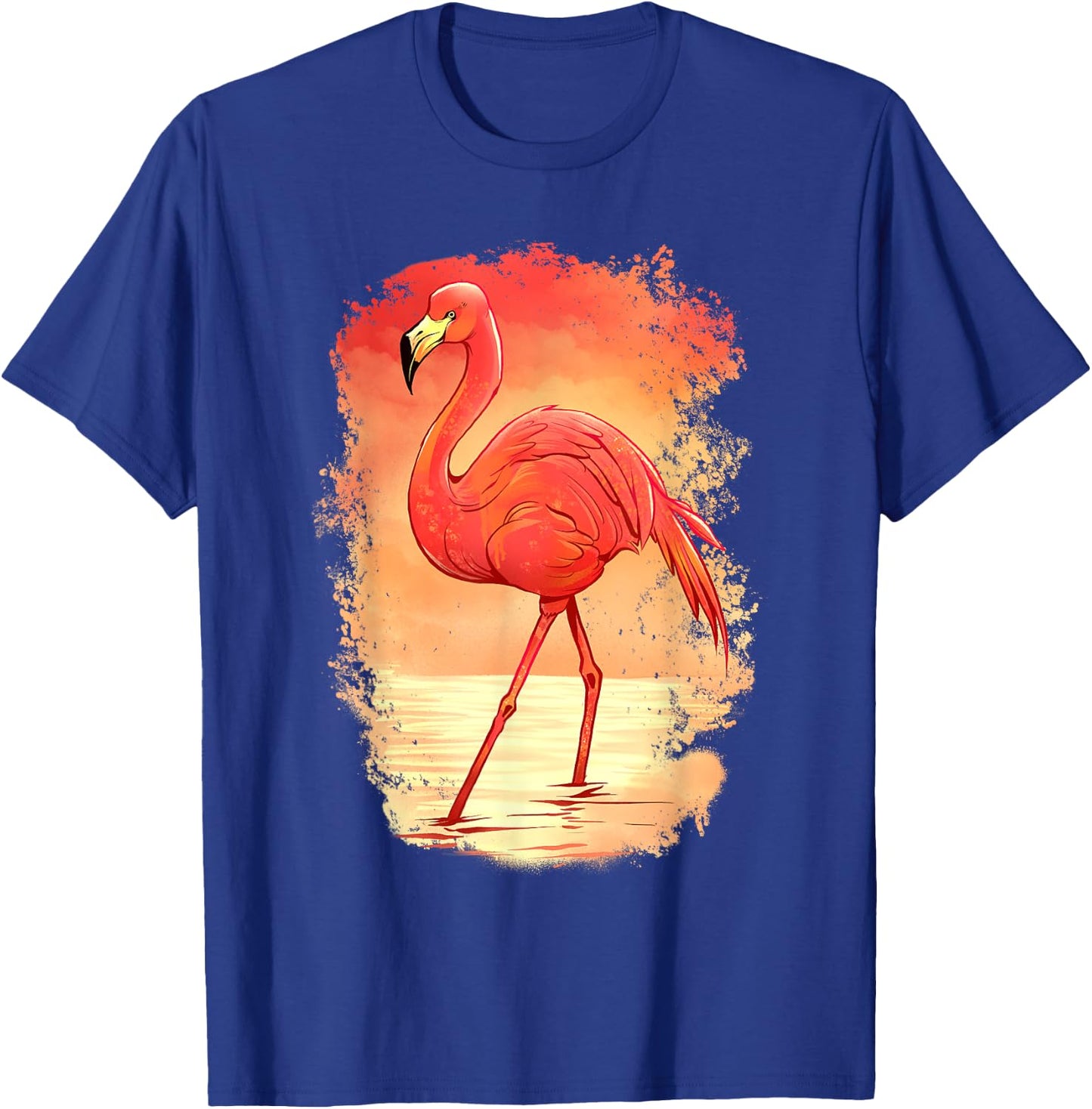 Flamingo Bird Design Animal Bird Animals T-Shirt - T-Shirt | Royal
