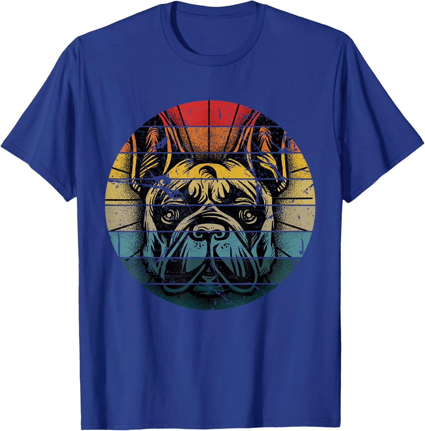 French Bulldog Gift Frenchie Dog Lover Women Men Dogfather T-Shirt - T-Shirt | Royal