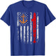 U.S Submarine Silent Service Veteran American Flag Vintage T-Shirt - T-Shirt | Royal