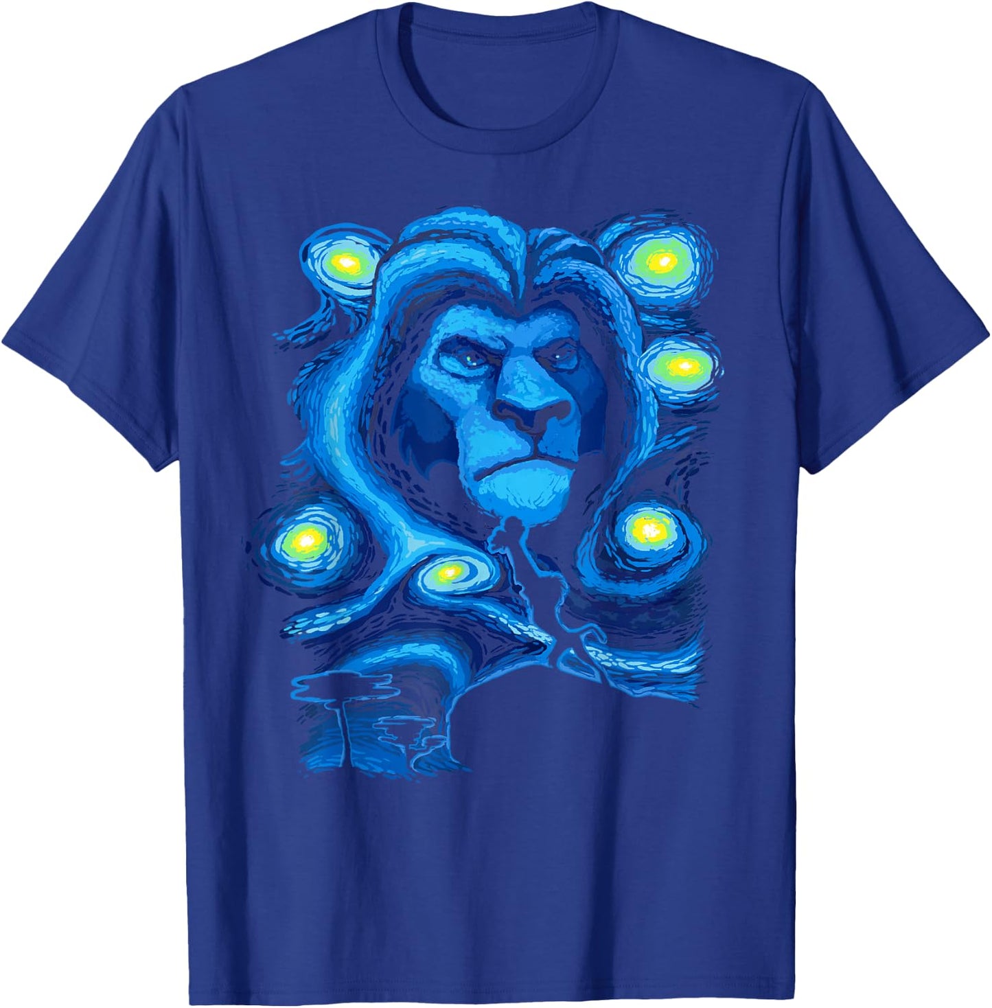 Disney The Lion King Mufasa Starry Midnight Pride Rock T-Shirt - T-Shirt | Royal