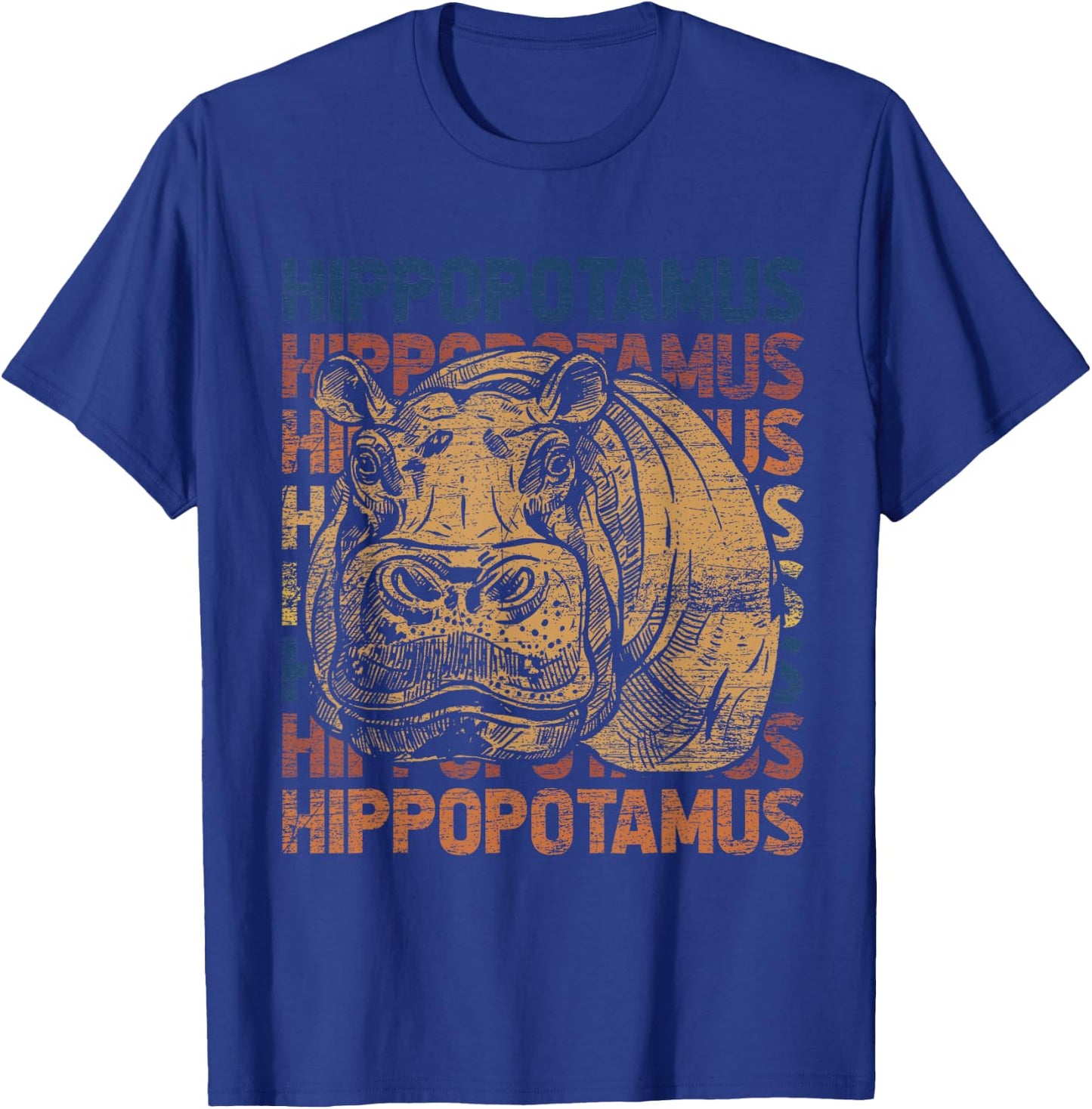 Animal Rights Zookeeper Africa Gift Hippo T-Shirt - T-Shirt | Royal