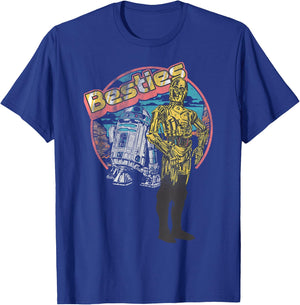 Star Wars R2-D2 C-3PO Besties Portrait T-Shirt - T-Shirt | Royal
