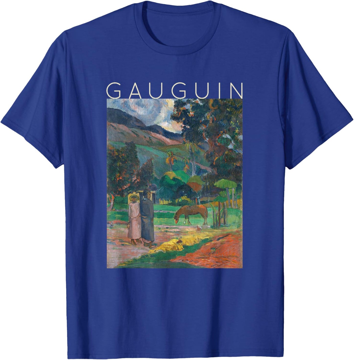 Paul Gauguin - Tahitian Landscape - French Polynesia T-Shirt - T-Shirt | Royal