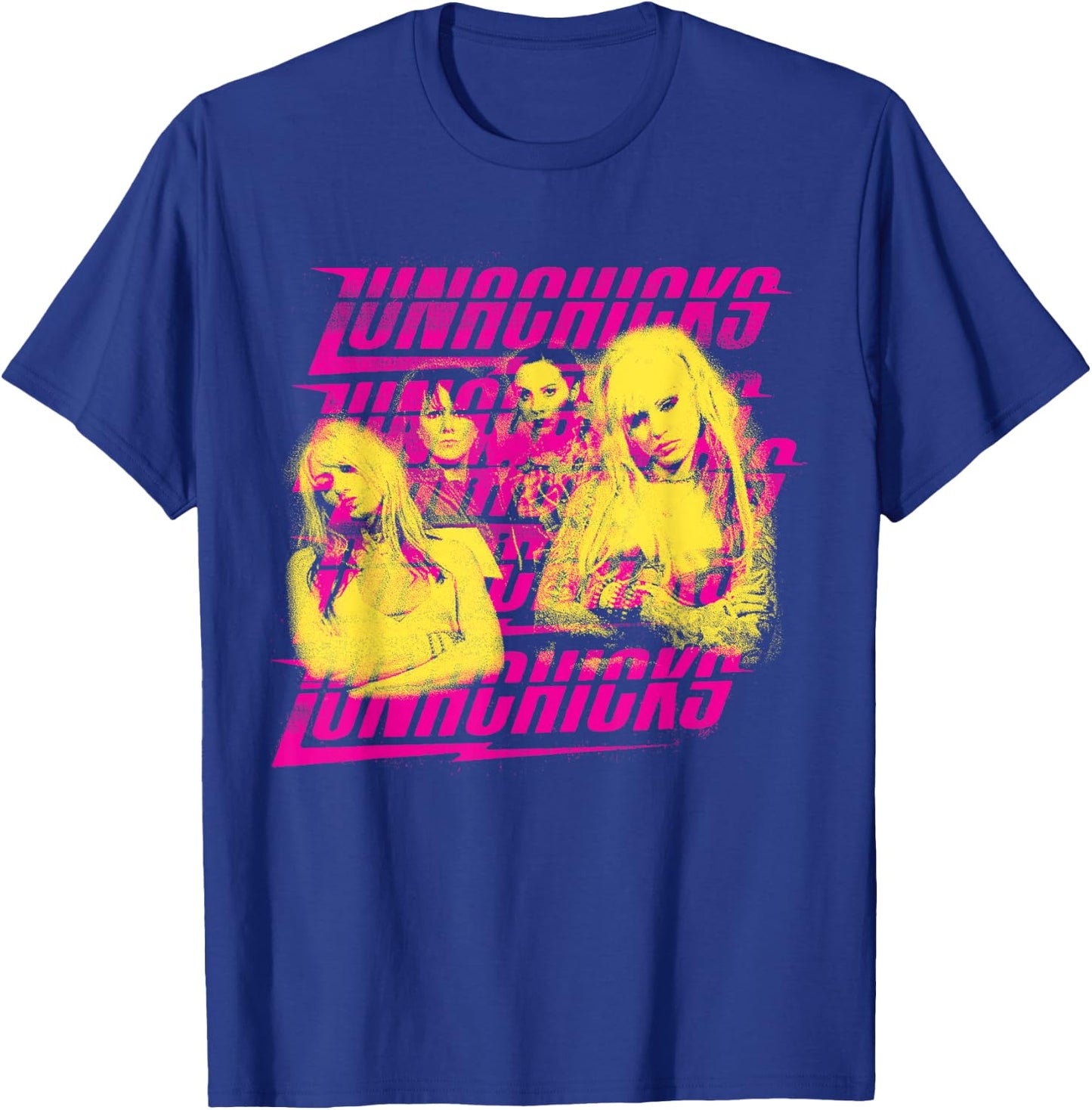 Lunachicks - Official Merchandise - Group Photo T-Shirt - T-Shirt | Royal