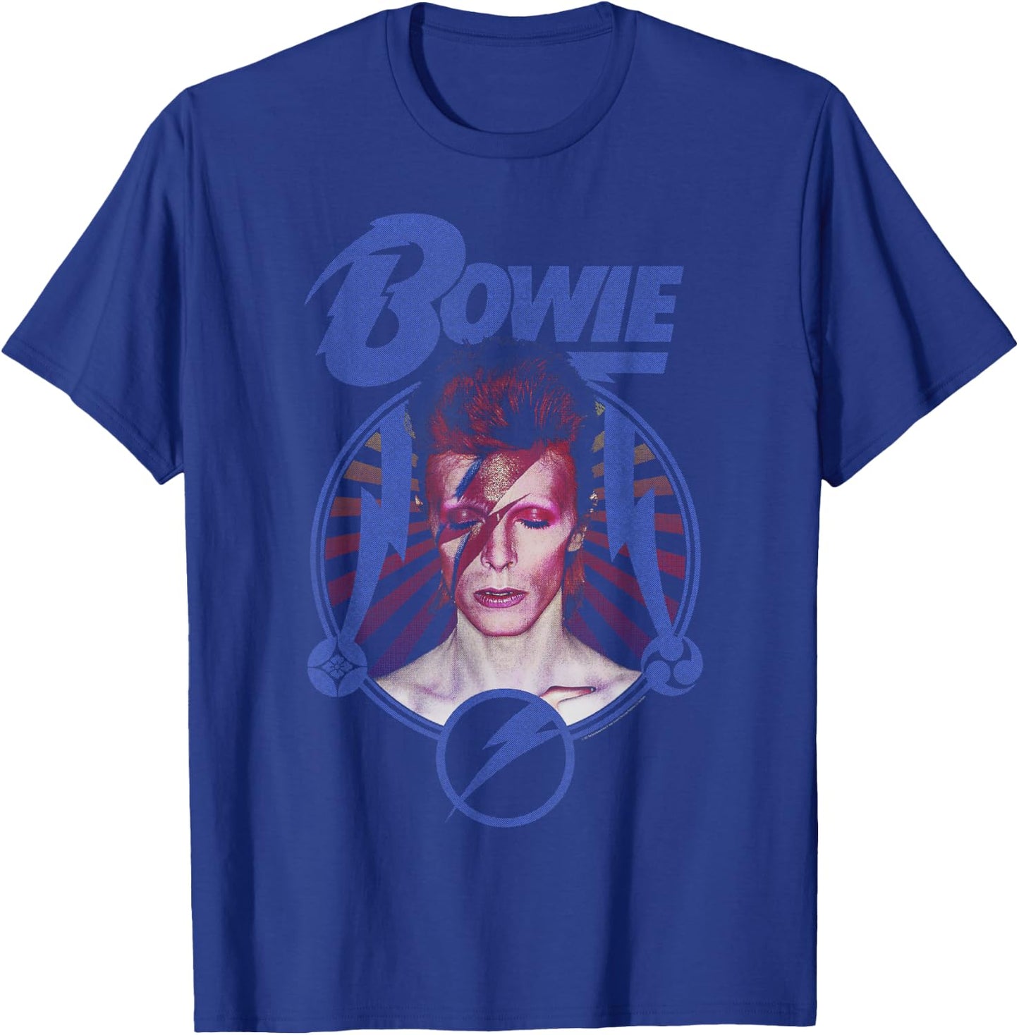 David Bowie - Blue Lightning T-Shirt - T-Shirt | Royal