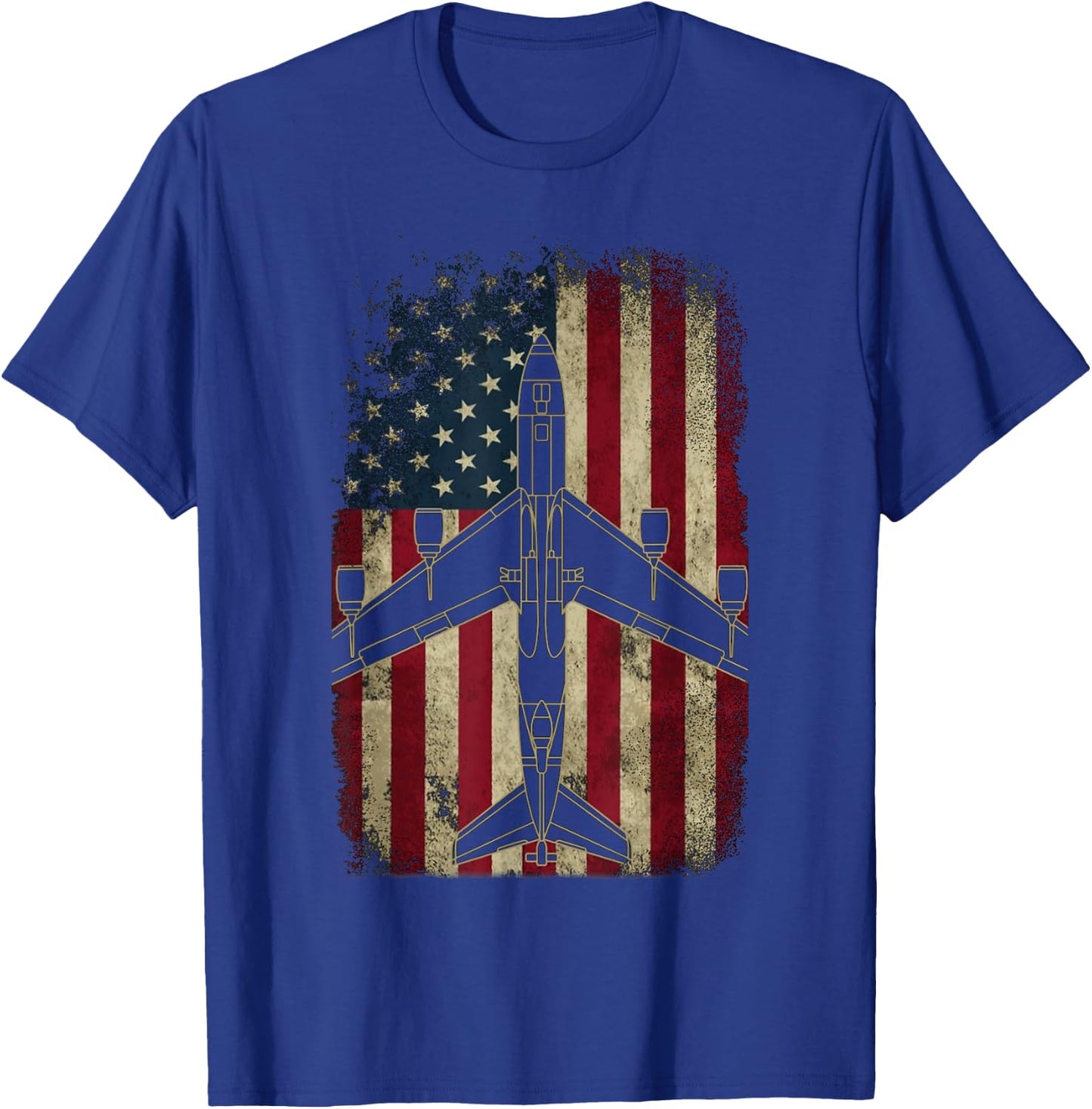 Fores KC-135 STRATOTANKER WALL FLAG T-Shirt - T-Shirt | Royal