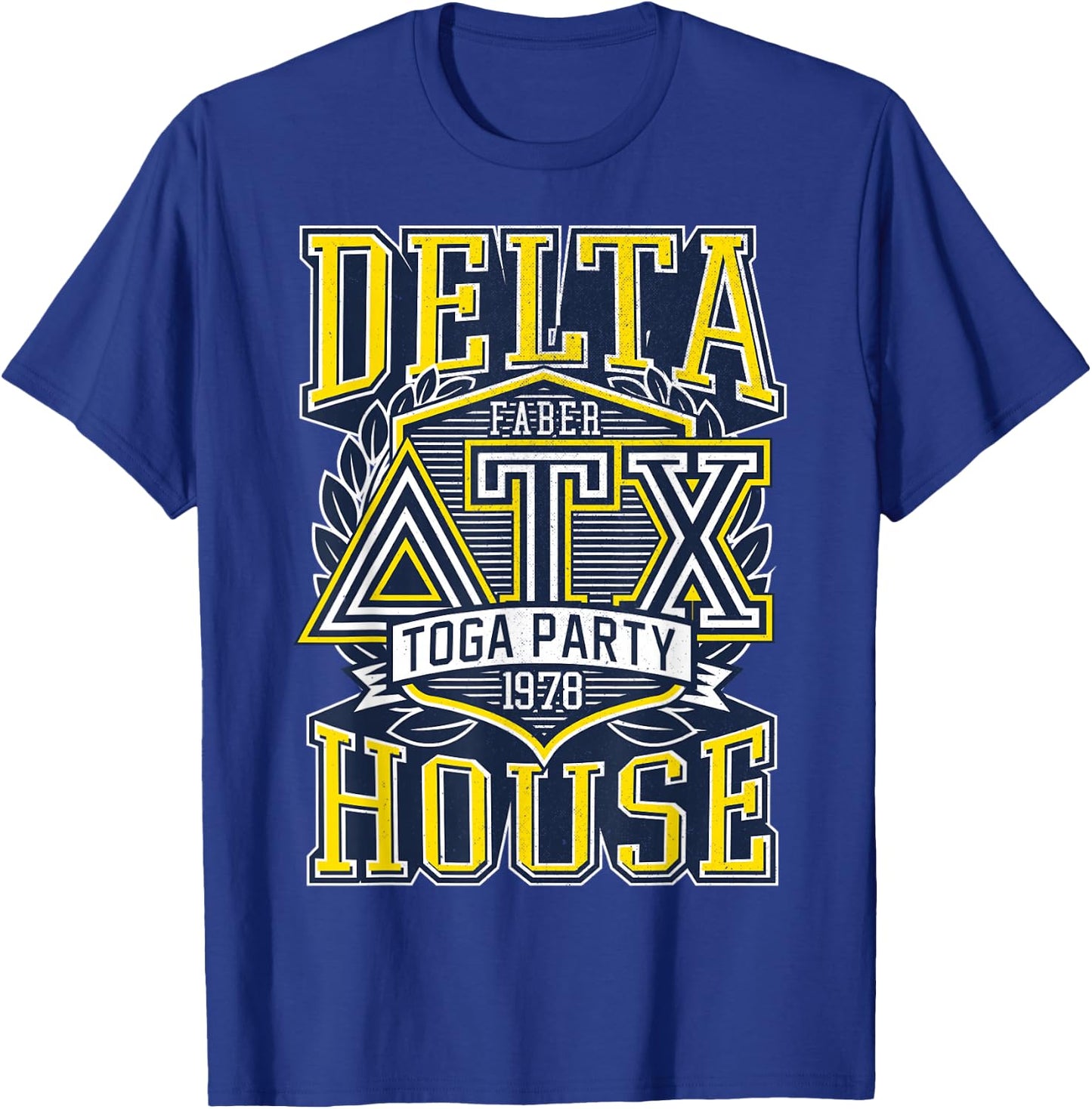 Animal House Delta House Fraternity Logo Graphic T-Shirt - T-Shirt | Royal