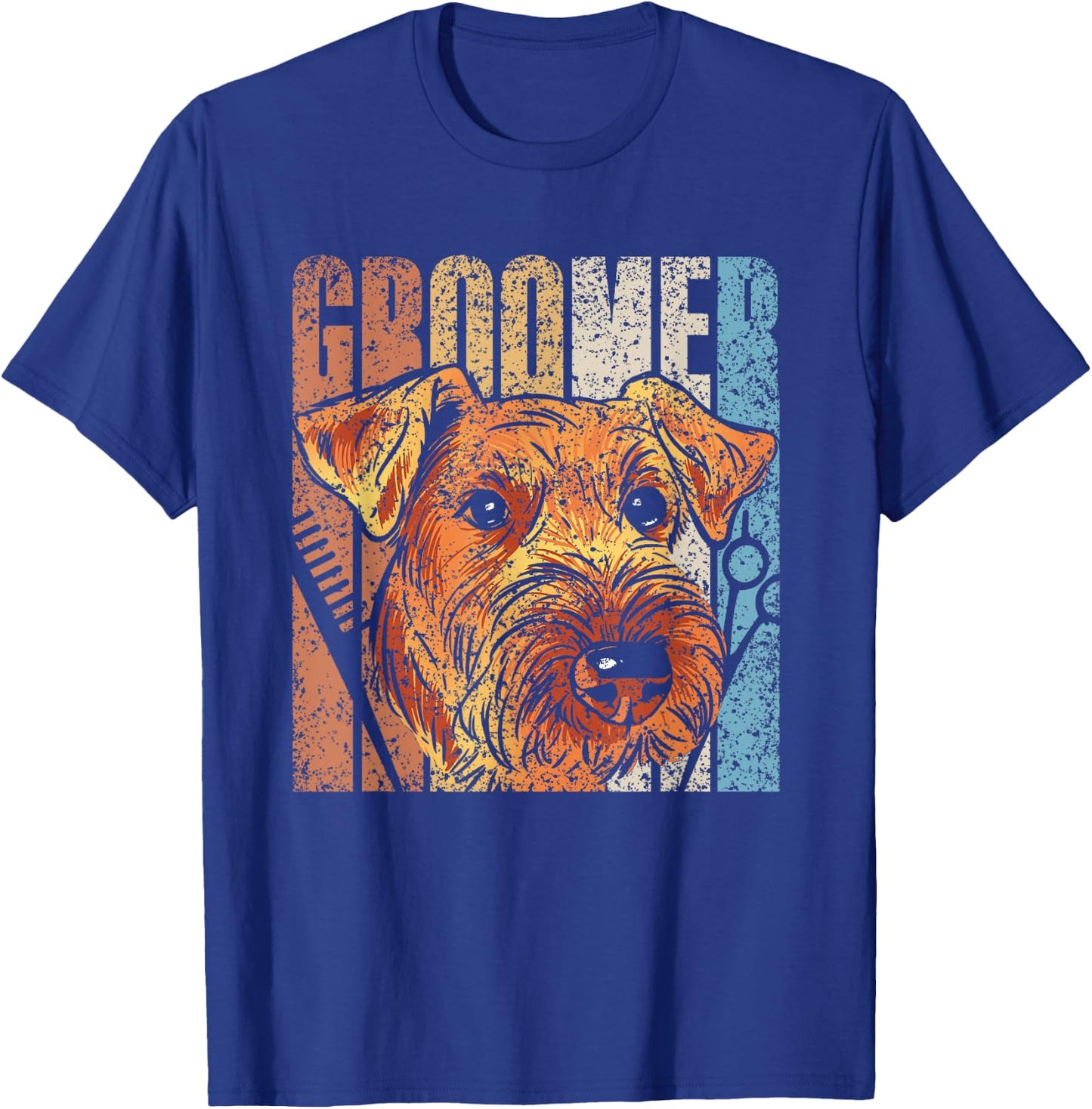 Groomer Cute Dogs Dog Grooming T-Shirt - T-Shirt | Royal