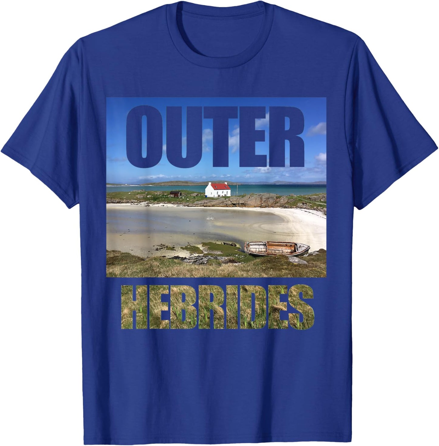 Outer Hebrides - Hebridean Way T-Shirt - T-Shirt | Royal