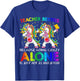 Teacher Besties Because Going Crazy Alone Is Not Fun Girls T-Shirt - T-Shirt | Royal