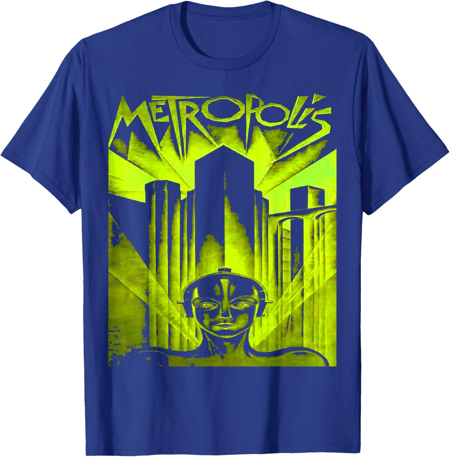 Vintage Nerdy Metropolis Sci-Fi Movie Science Teacher Geek T-Shirt - T-Shirt | Royal