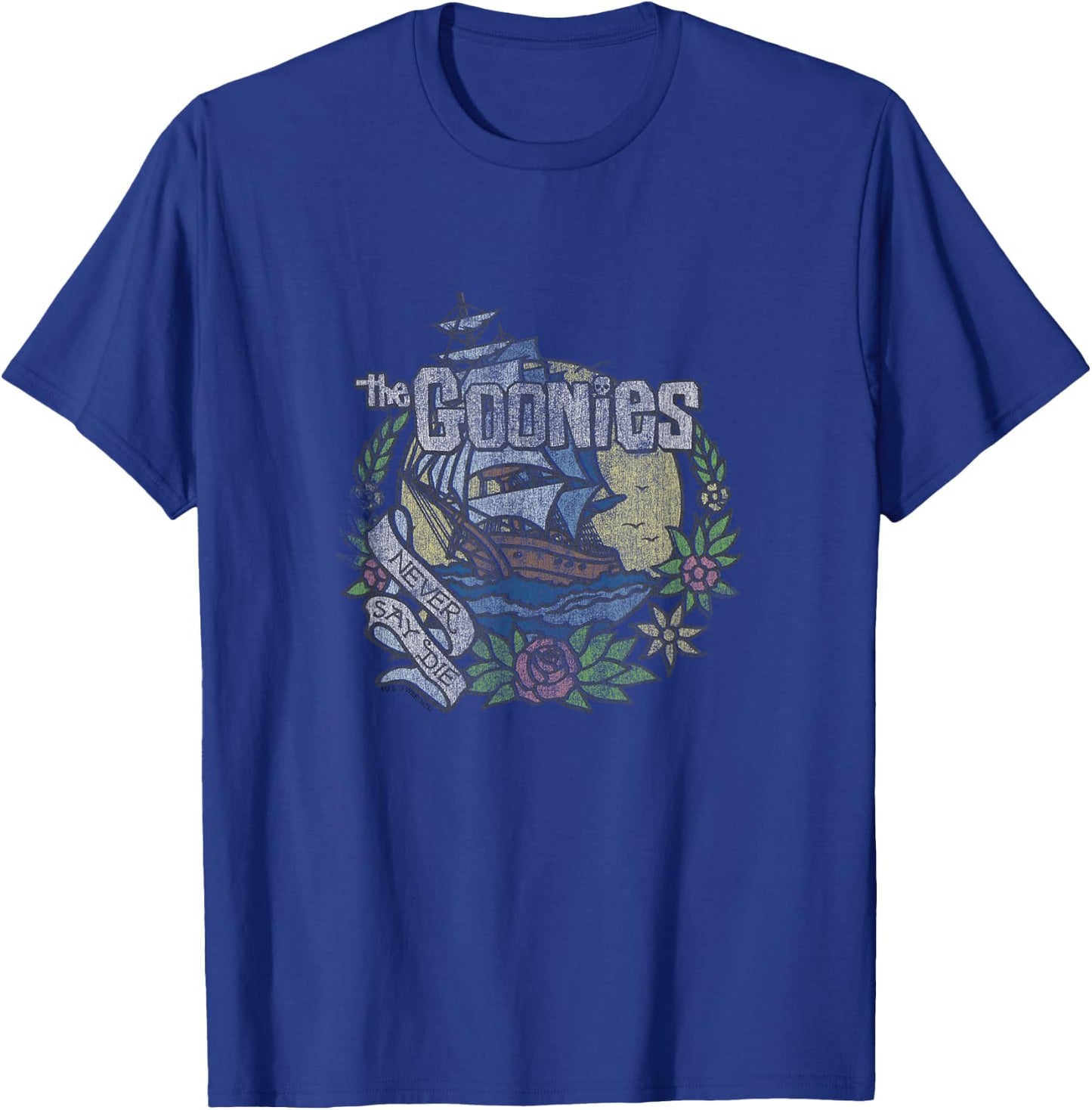 The Goonies Faded Tattoo T-Shirt - T-Shirt | Royal