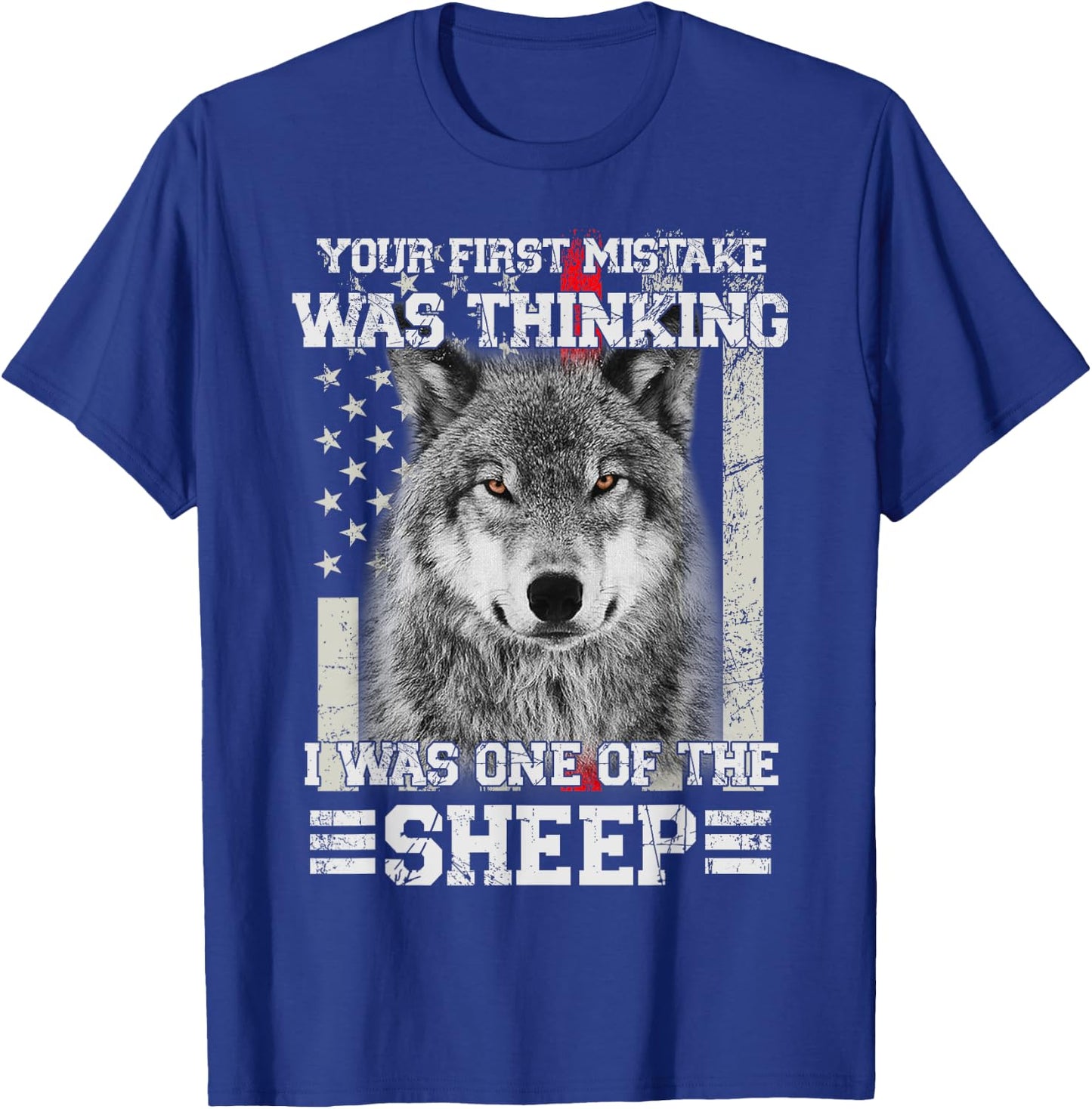 Your first mistake thinking I was one of Sheep fire fighter T-Shirt - T-Shirt | Royal