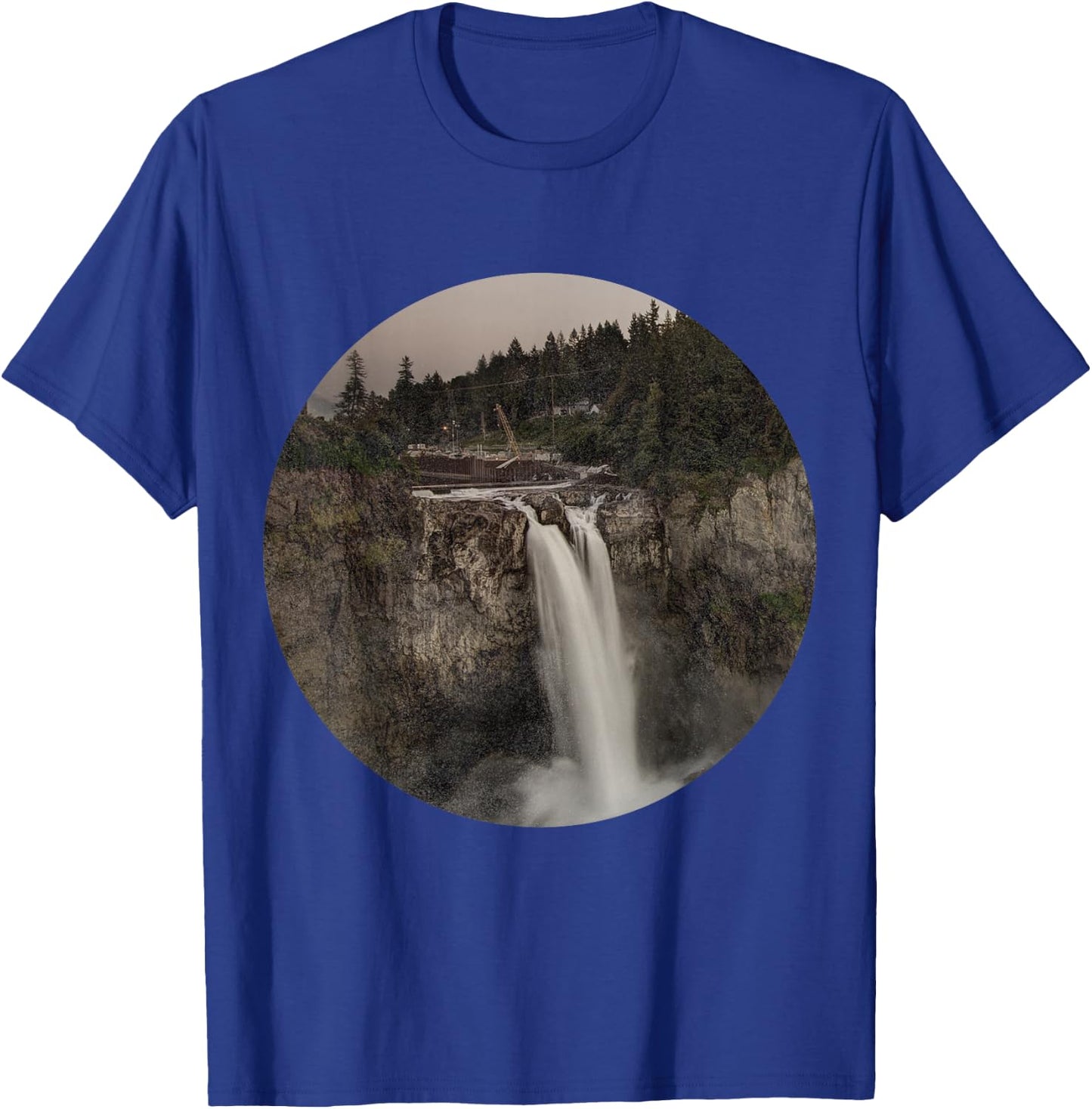 Snoqualmie Falls, Washington State T-Shirt - T-Shirt | Royal