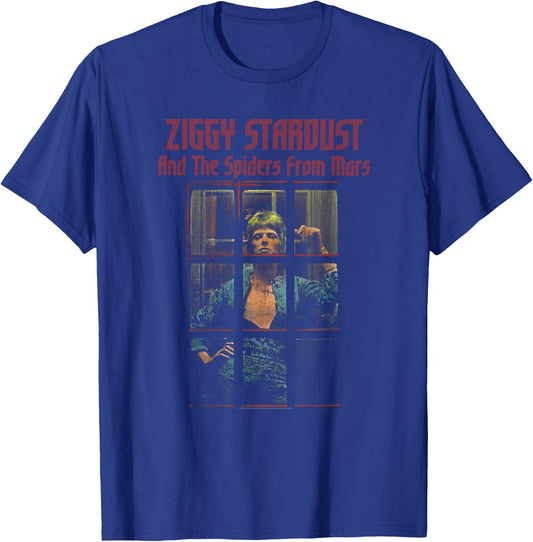 David Bowie - And The Spiders From Mars T-Shirt - T-Shirt | Royal