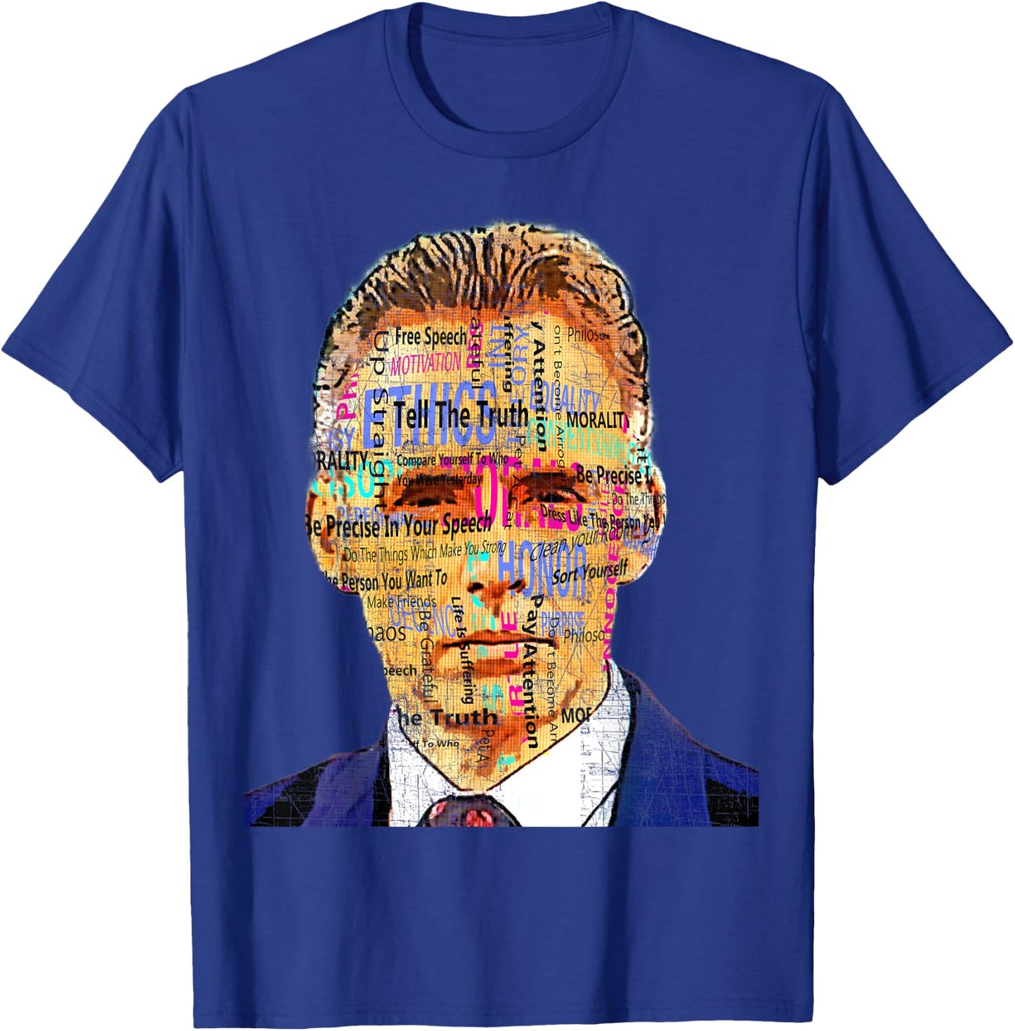 Vintage Dr Peterson Design - Word Cloud - Gift T-Shirt - T-Shirt | Royal