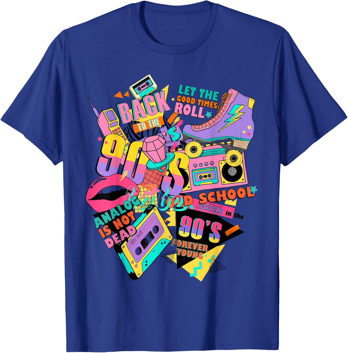 Funny 90s Theme Outfit Vintage Retro 90s Shirt T-Shirt - T-Shirt | Royal