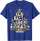Funny Siberian Husky Christmas Tree Xmas Dog Dad Mom T-Shirt - T-Shirt | Royal