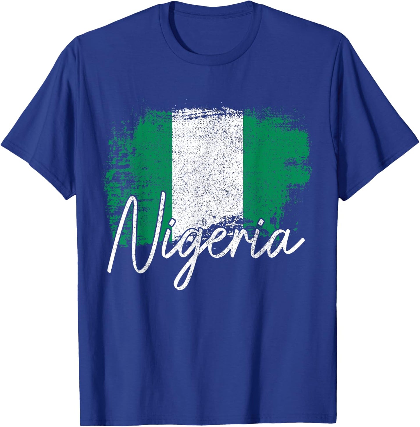 Nigeria Flag Nigerian Pride Roots T-Shirt - T-Shirt | Royal