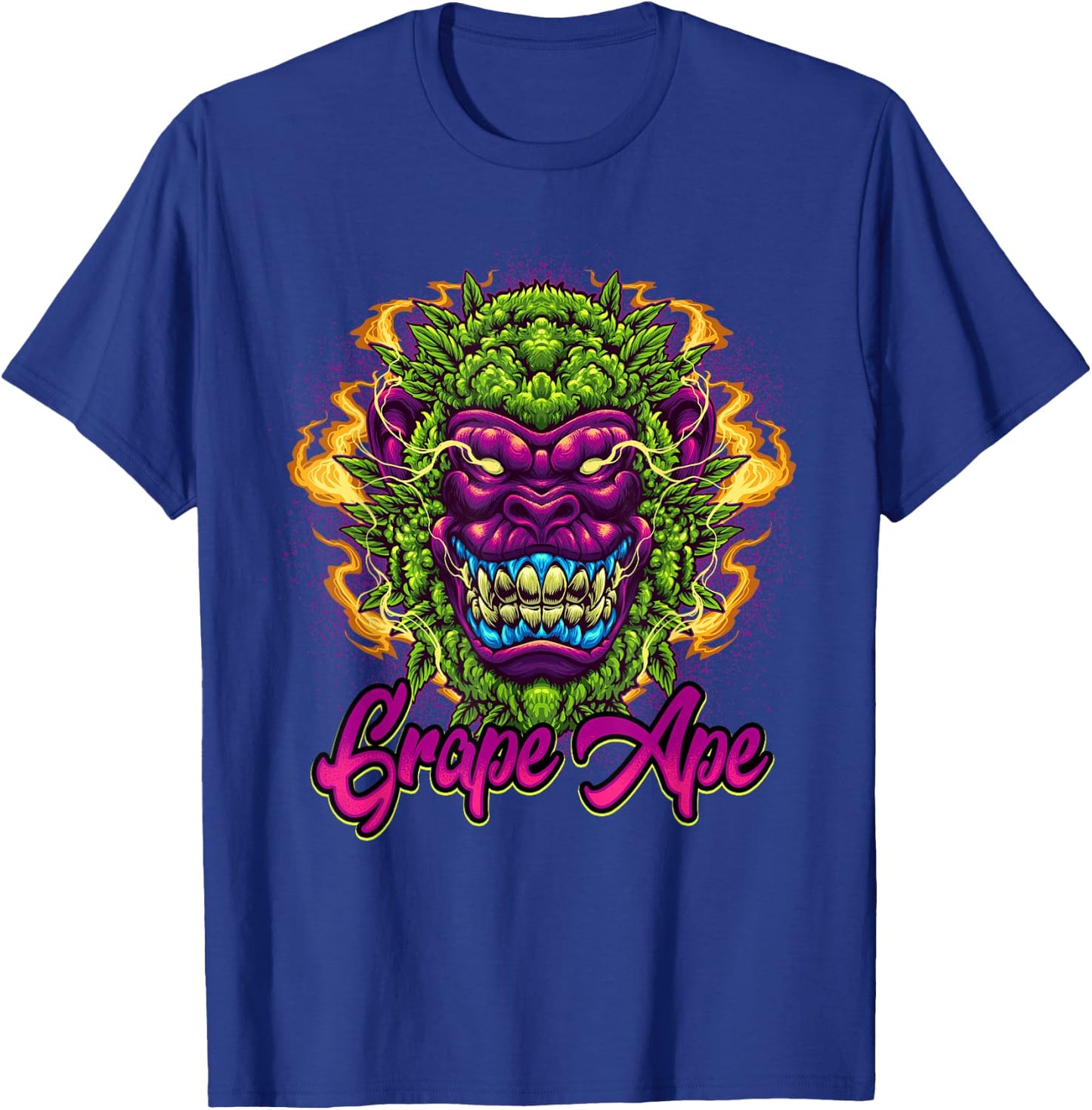 Grape Ape | Weed Strain Marijuana Pot Ganja 420 Stoner T-Shirt - T-Shirt | Royal
